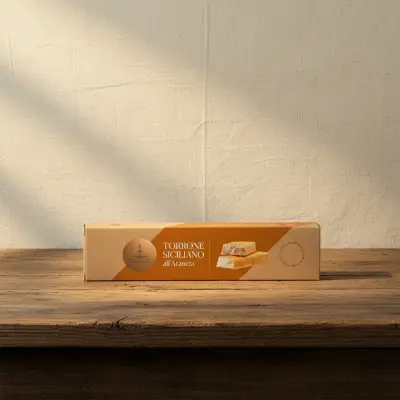 150g Fiasconaro Torrone Arancia – Orange White Chocolate Nougat