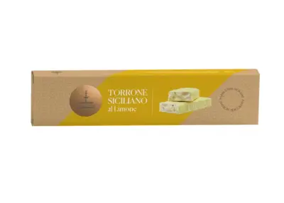 150g Fiasconaro Torrone Limone – Cioccolato Bianco al Limone
