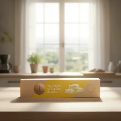 150g Fiasconaro Torrone Limone – Lemon White Chocolate Nougat