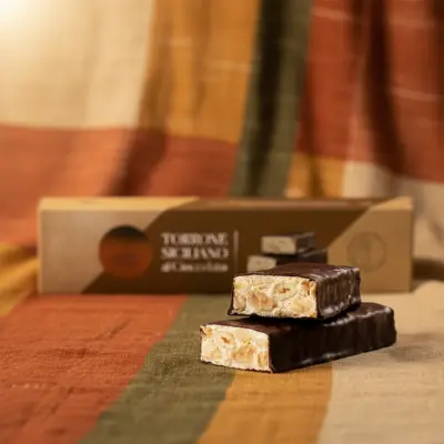 150g Fiasconaro Torrone Morbido – Dark Chocolate Sicilian Nougat