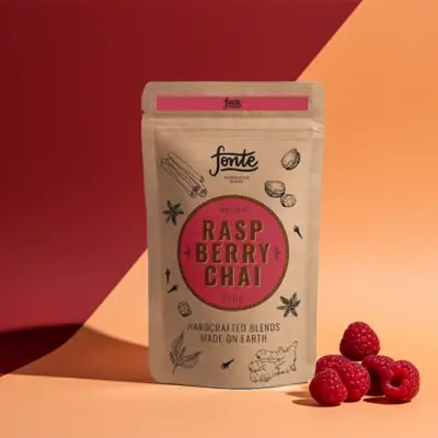 250g Fonte Raspberry Chai – Owocowy Korzenny Latte