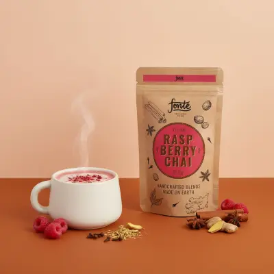 250g Fonte Raspberry Chai – Owocowy Korzenny Latte