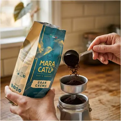 250 g Maracatú Gran Crema kawa mielona – kremowa i pełna w smaku, intensywność 8/10