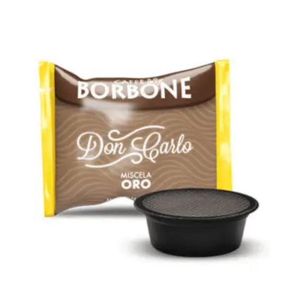 100 Capsule Caffè Borbone Don Carlo Miscela Oro - compatibili Lavazza A Modo Mio